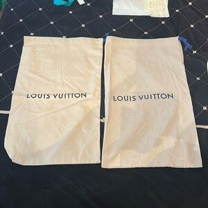 Louis Vuitton dusters for shoes